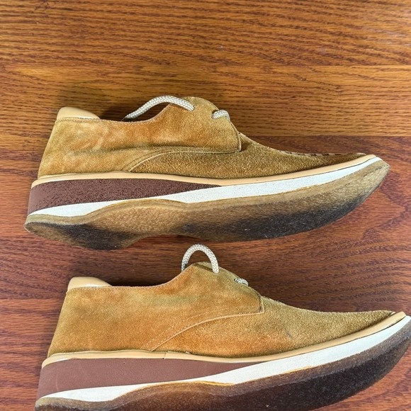 Timberland Smart Comfort Tan Leather Moccasins Sz. Men's‎ 8 M / 10 M Women - Picture 3 of 5